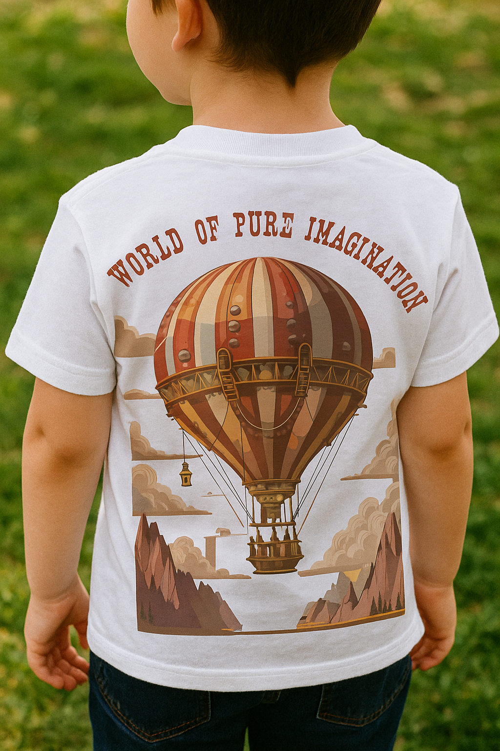 Childrens world of pure imagination graphic t shirt