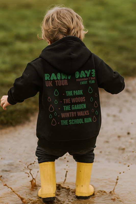 Rainy days UK tour Printed Hoodie