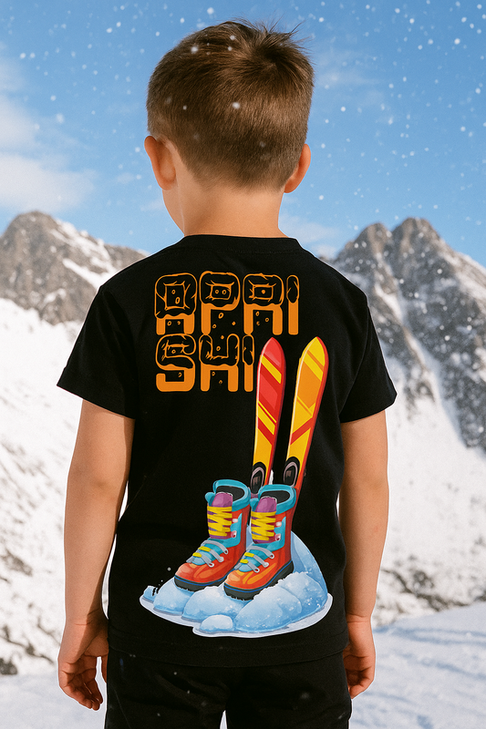 Childrens Apri Ski graphic t shirt